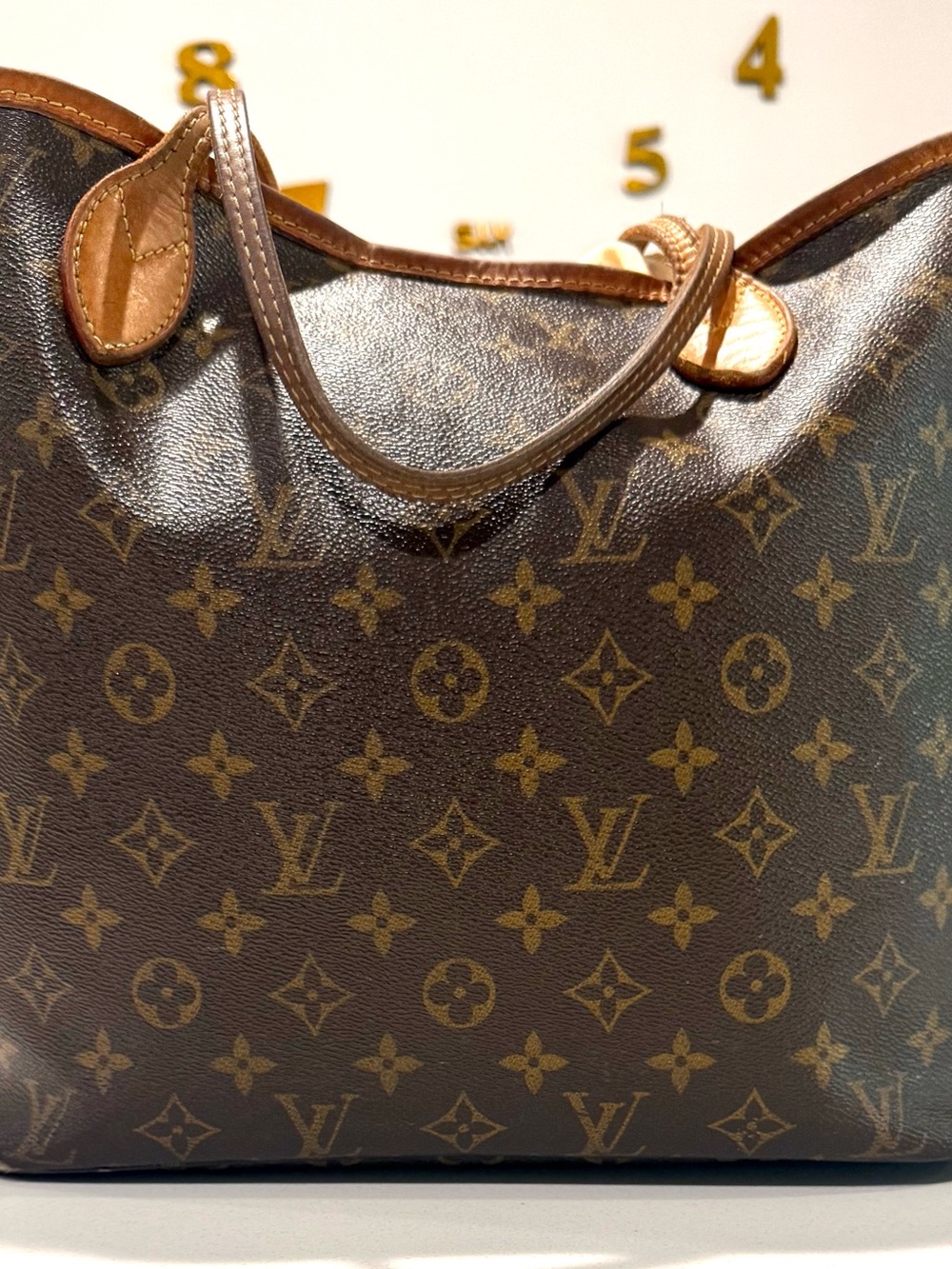 Louis Vuitton Monogram Canvas Tote - Brown & Tan Trim